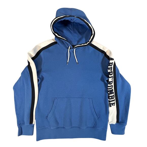 VTG Abercrombie & Fitch Soft Fleece Size M Blue - Picture 1 of 8